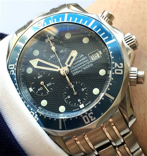 omega seamaster chronograph stuck